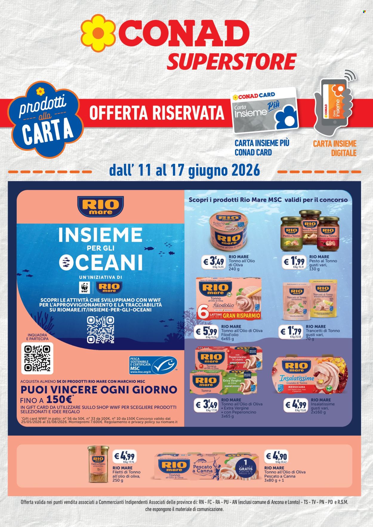 Volantino Conad Superstore - 11/6/2026 - 17/6/2026. Pagina 1