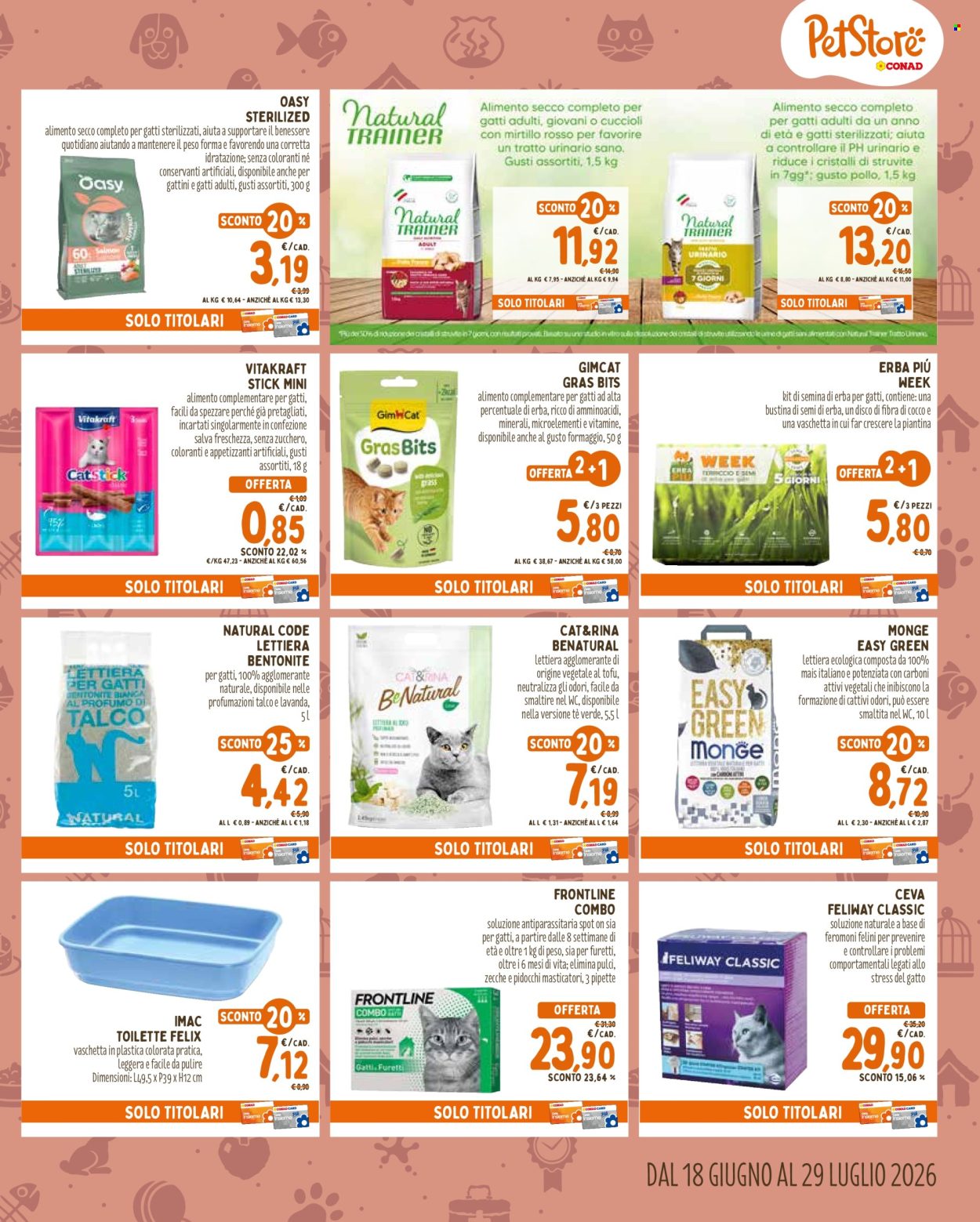 Volantino Pet Store Conad - 18/6/2026 - 29/7/2026. Pagina 5