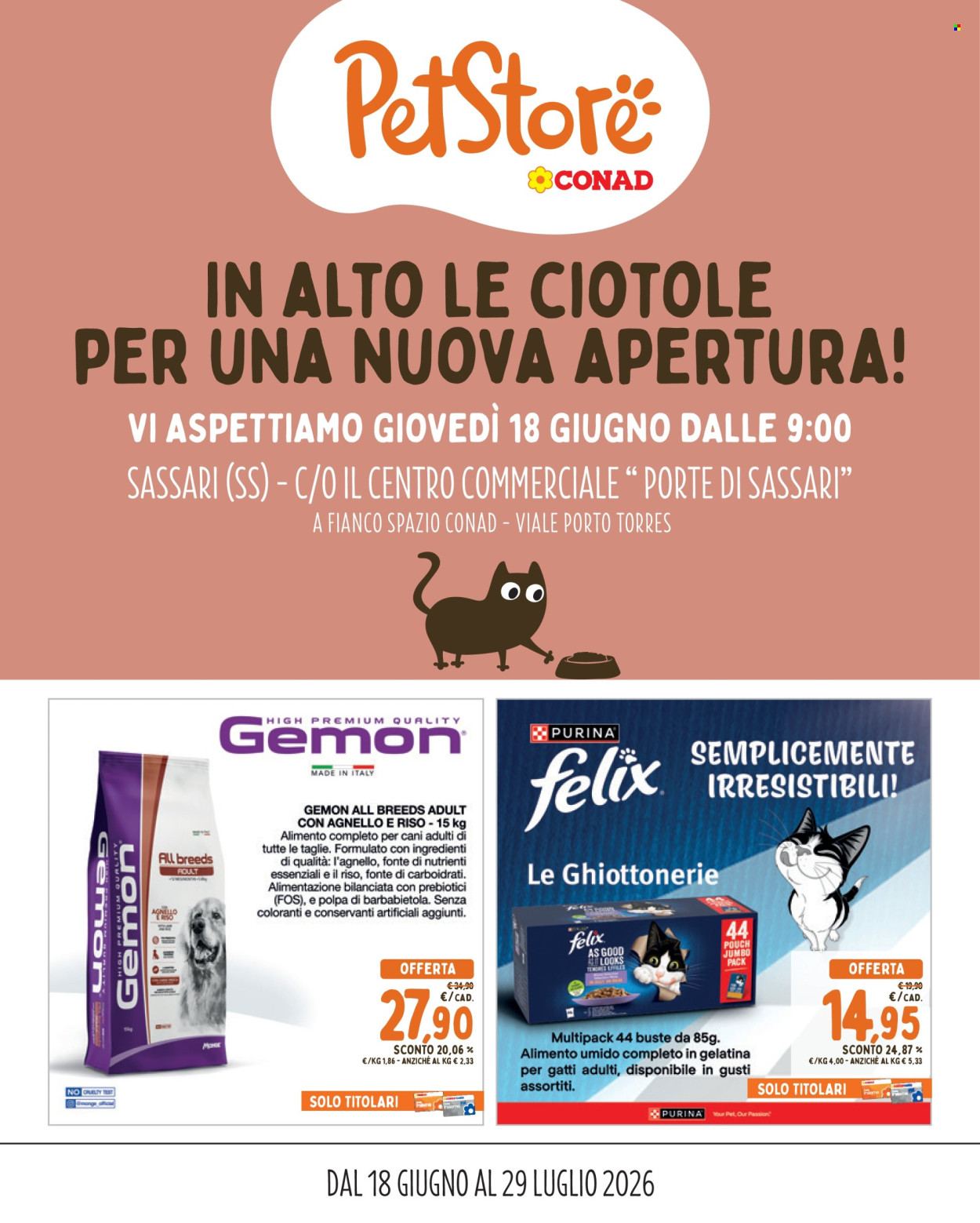 Leták Conad - 18.6.2026 - 29.7.2026. Strana 1