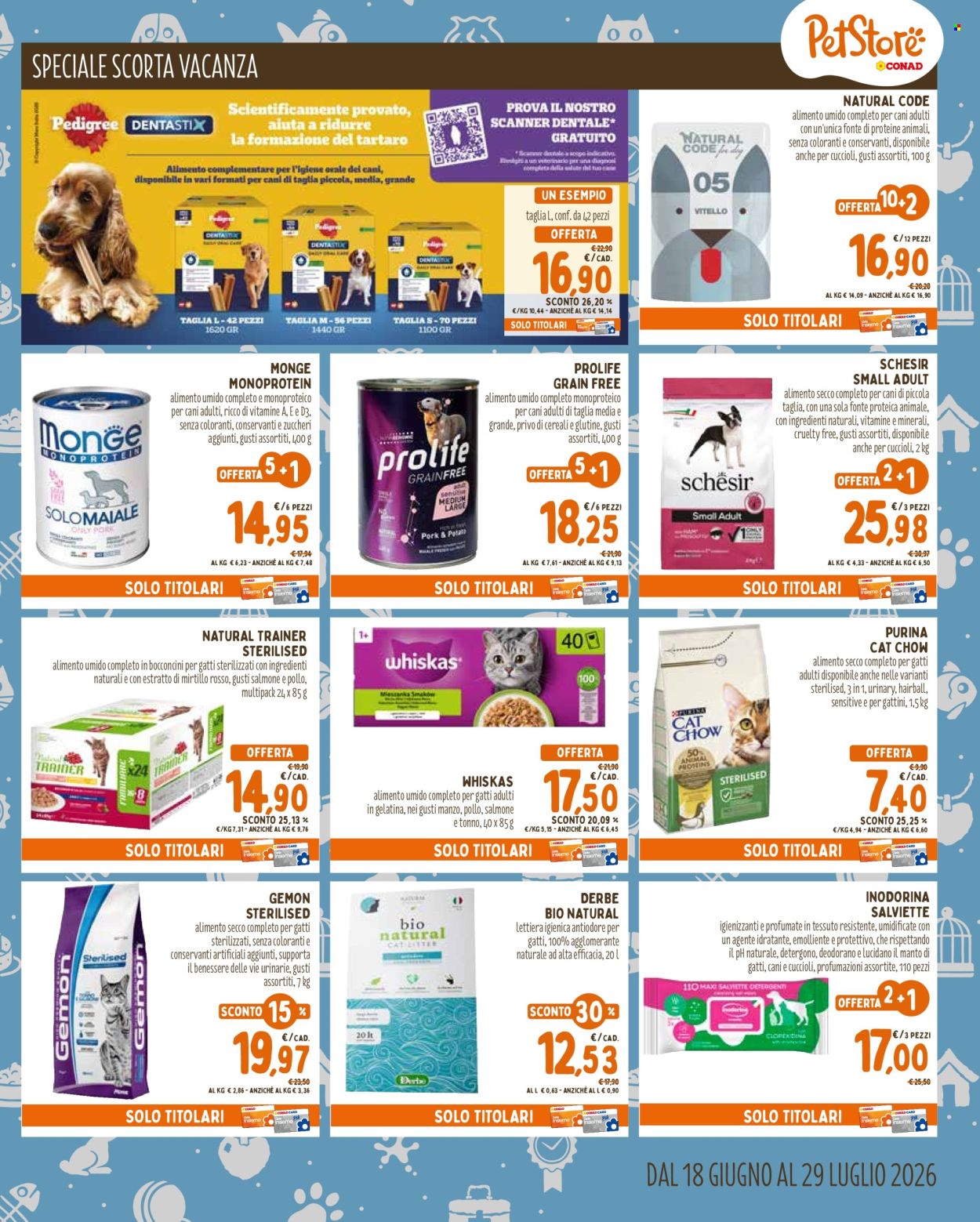 Leták Pet Store Conad - 18.6.2026 - 29.7.2026. Strana 7