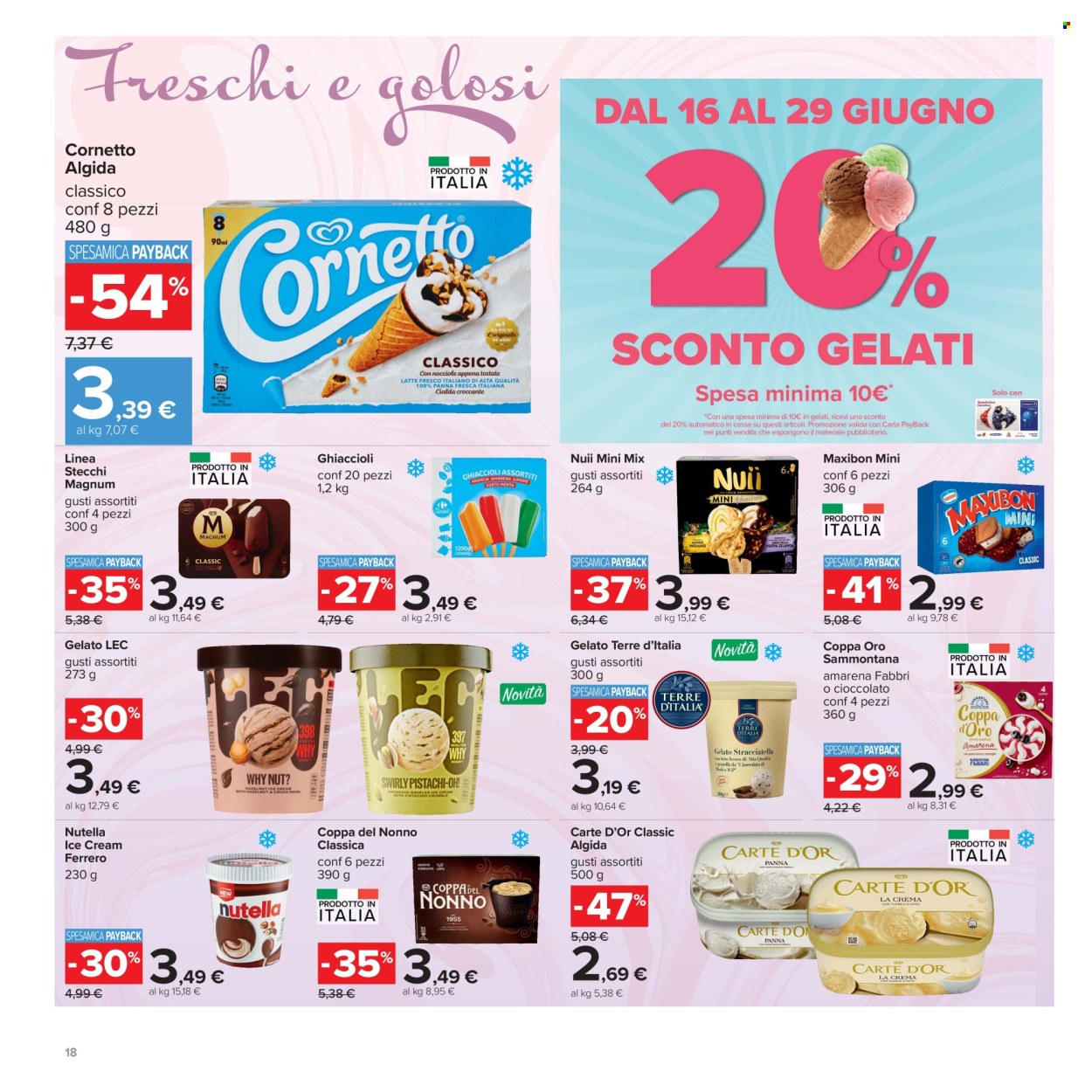 Volantino Carrefour - 16/6/2026 - 29/6/2026. Pagina 18