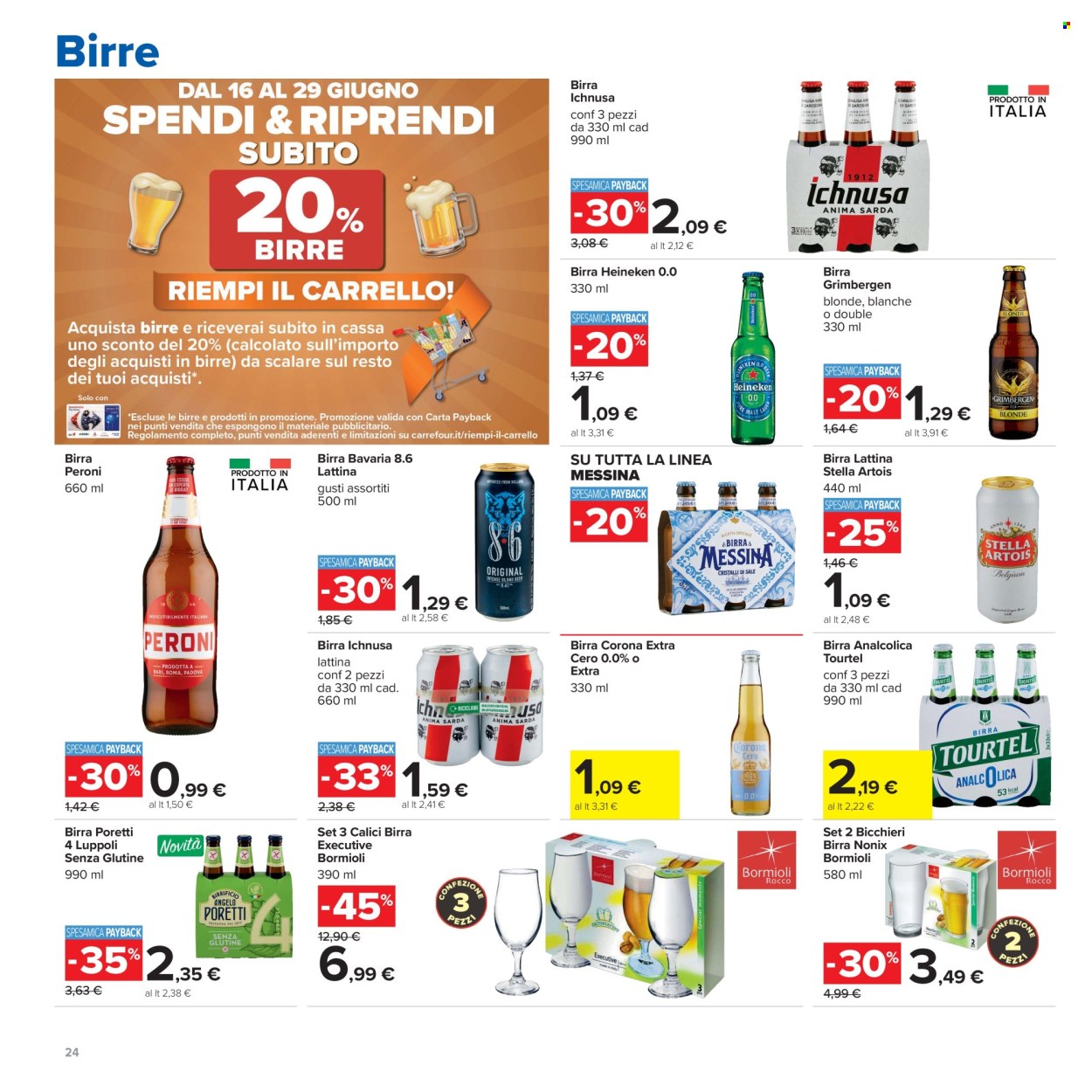 Volantino Carrefour - 16/6/2026 - 29/6/2026. Pagina 24