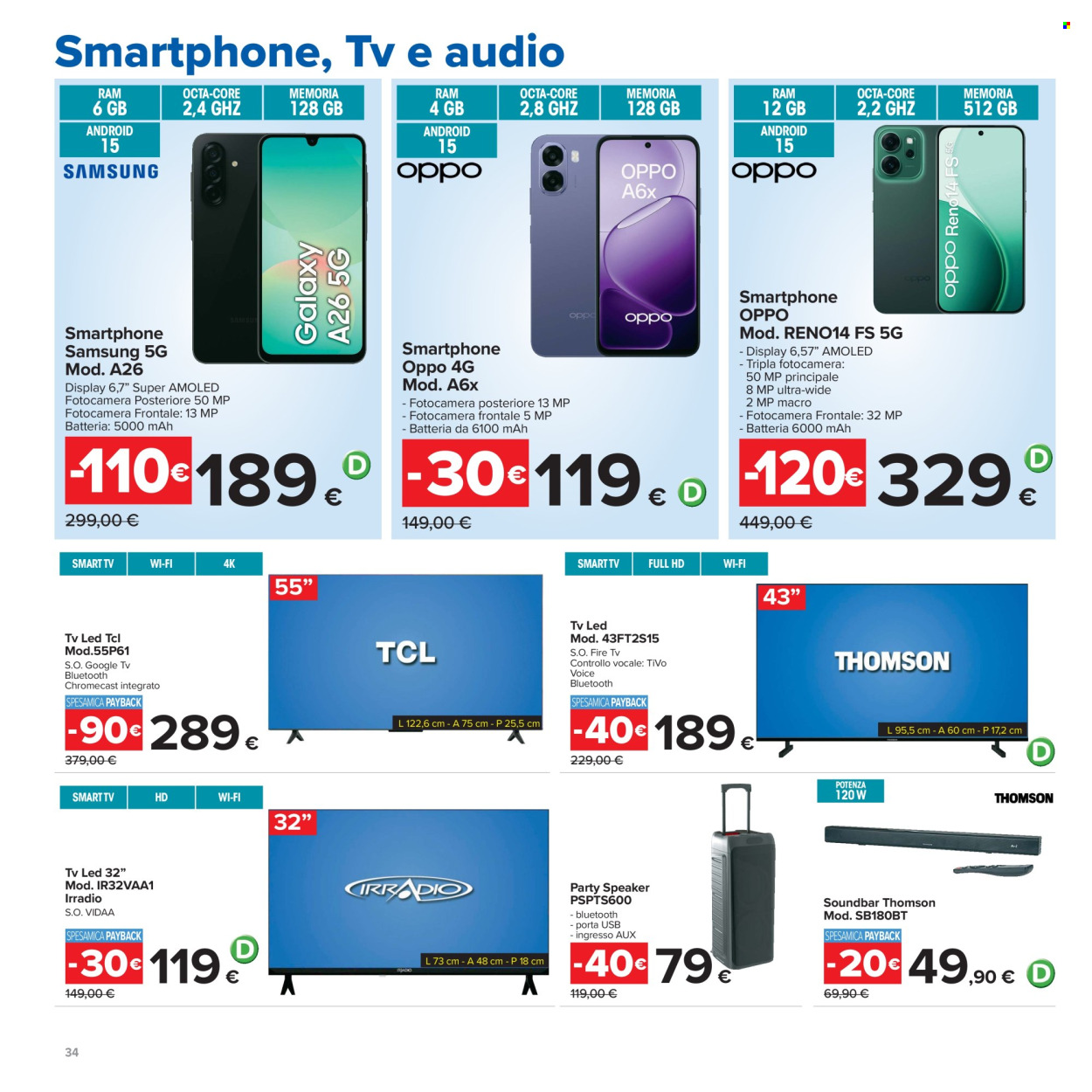 Volantino Carrefour - 16/6/2026 - 29/6/2026. Pagina 34