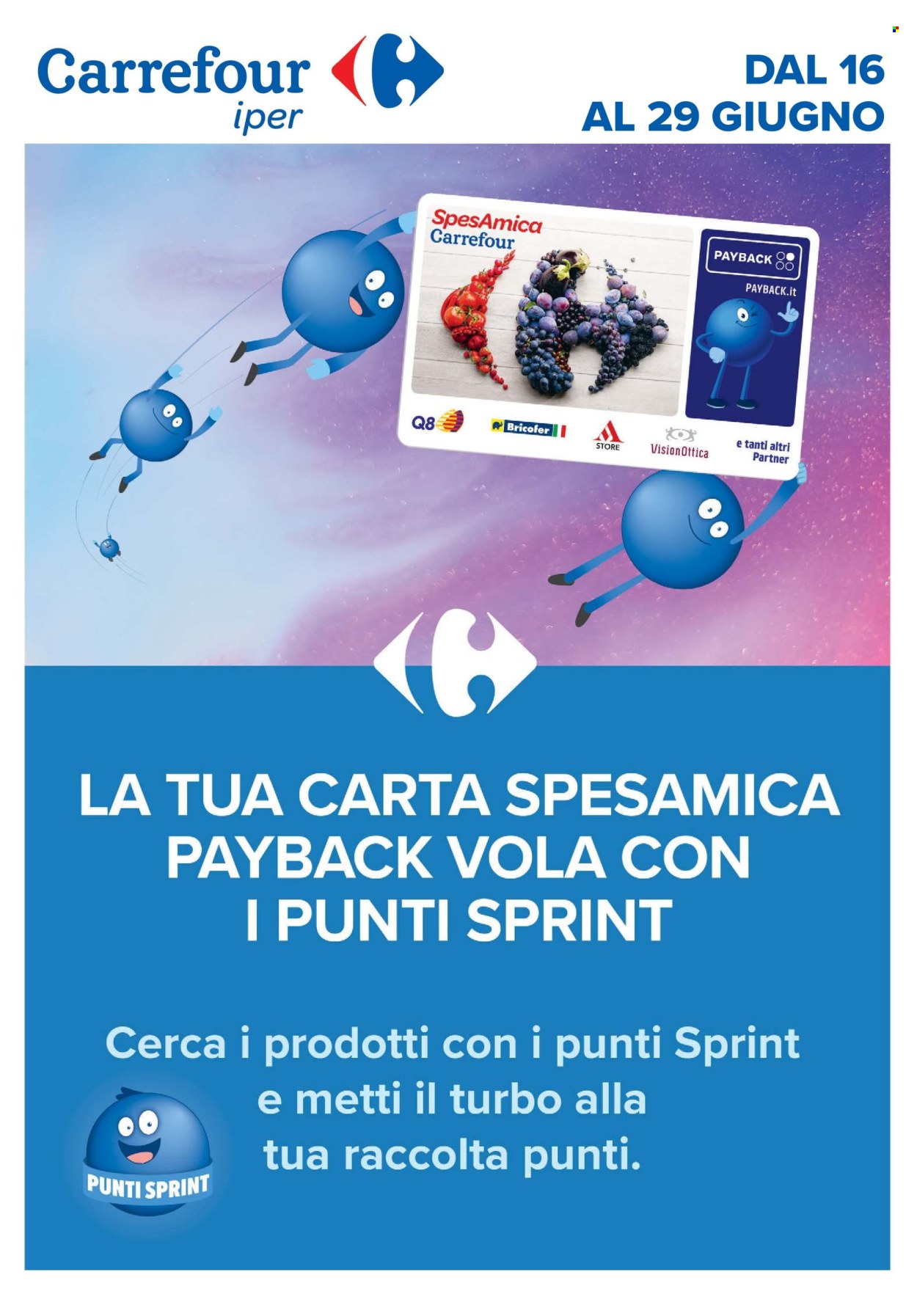 Volantino Carrefour - 16/6/2026 - 29/6/2026. Pagina 1