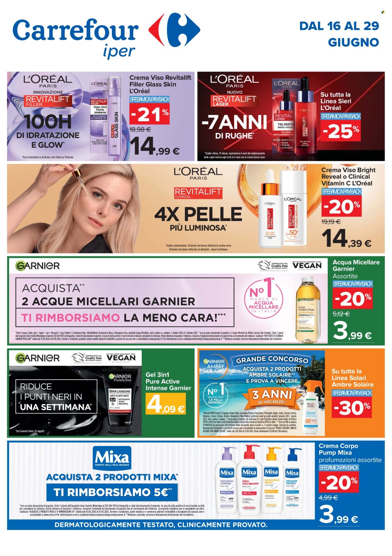 Volantino Carrefour - 16/6/2026 - 29/6/2026. Pagina 1