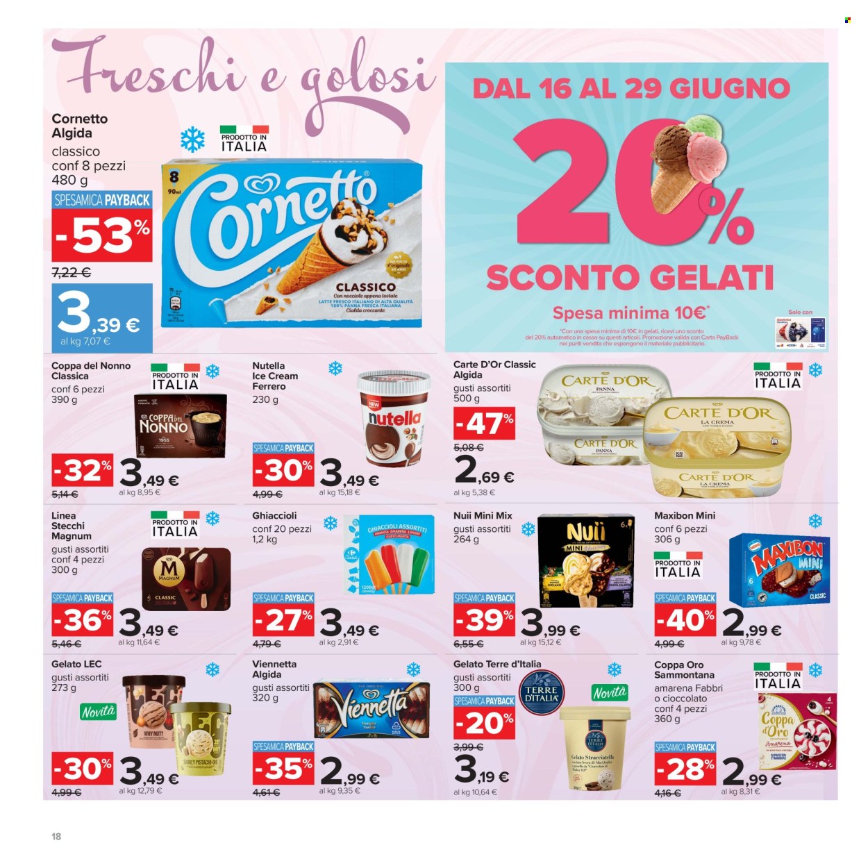 Volantino Carrefour - 16/6/2026 - 29/6/2026. Pagina 18