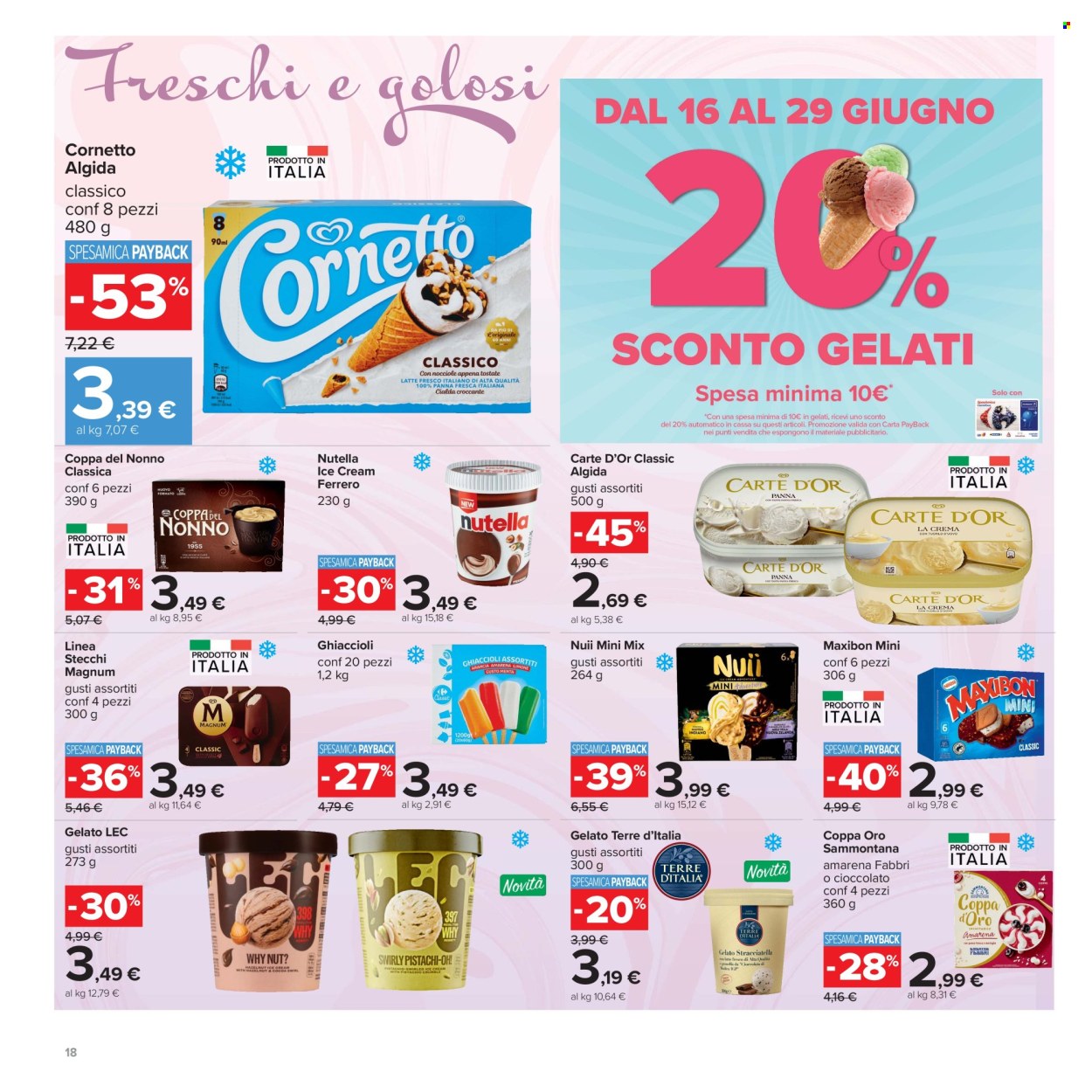Volantino Carrefour - 16/6/2026 - 29/6/2026. Pagina 18