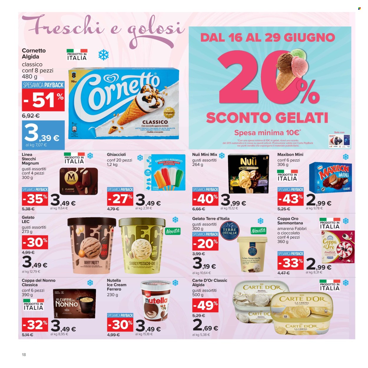 Volantino Carrefour - 16/6/2026 - 29/6/2026. Pagina 18