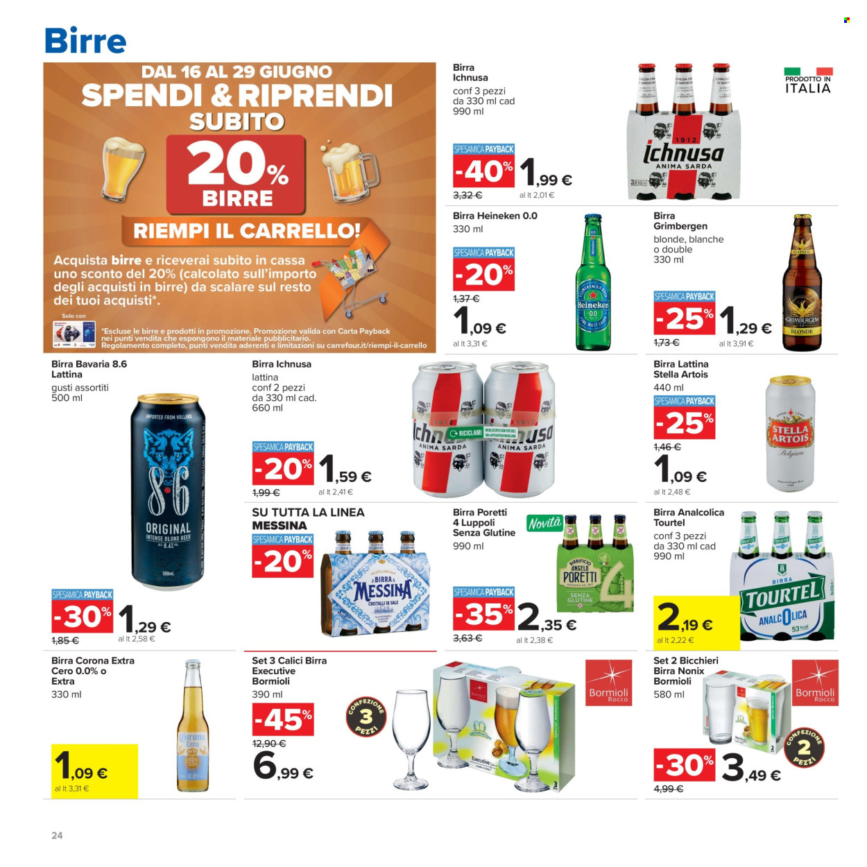 Volantino Carrefour - 16/6/2026 - 29/6/2026. Pagina 24
