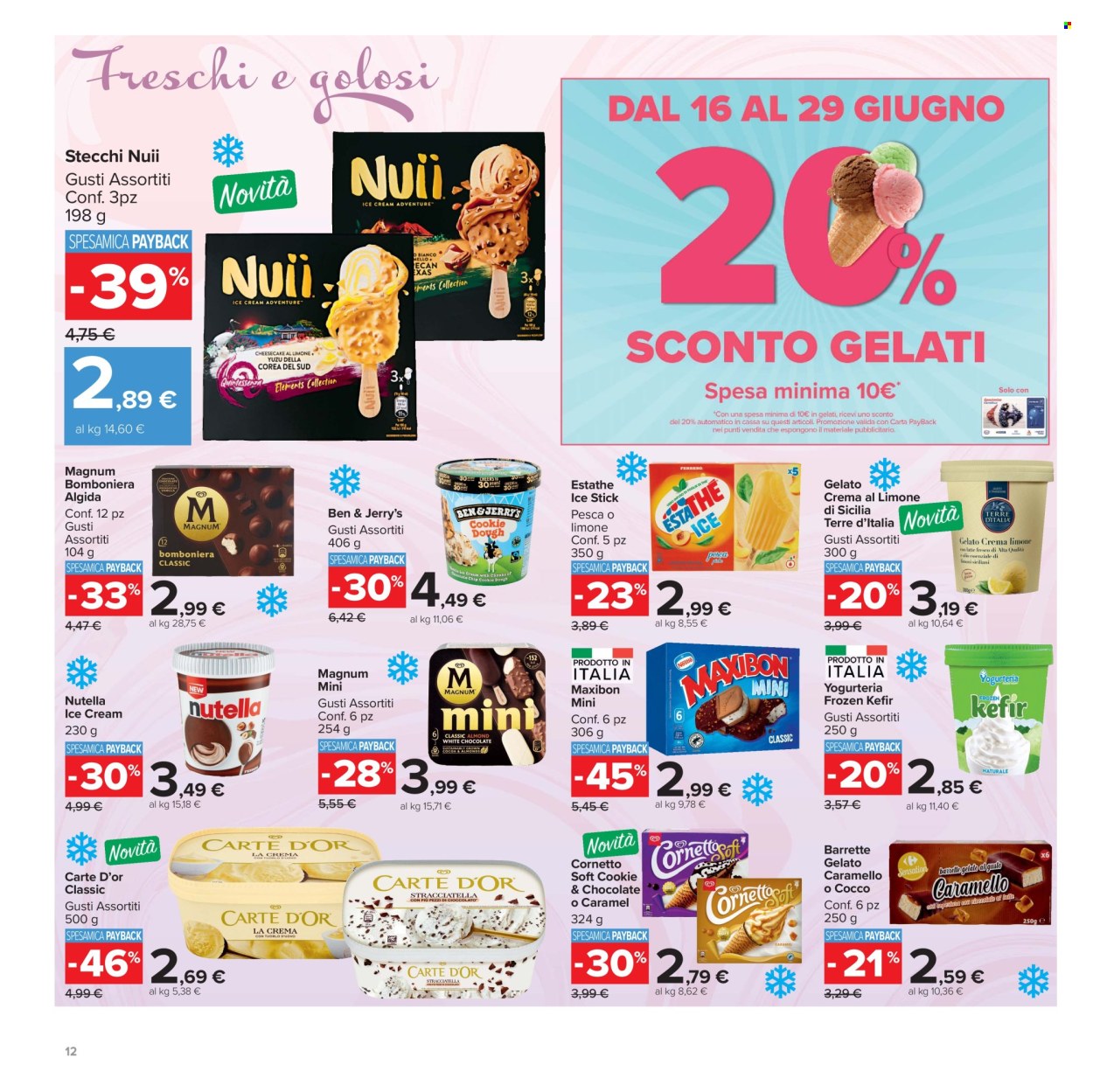 Volantino Carrefour - 16/6/2026 - 29/6/2026. Pagina 12