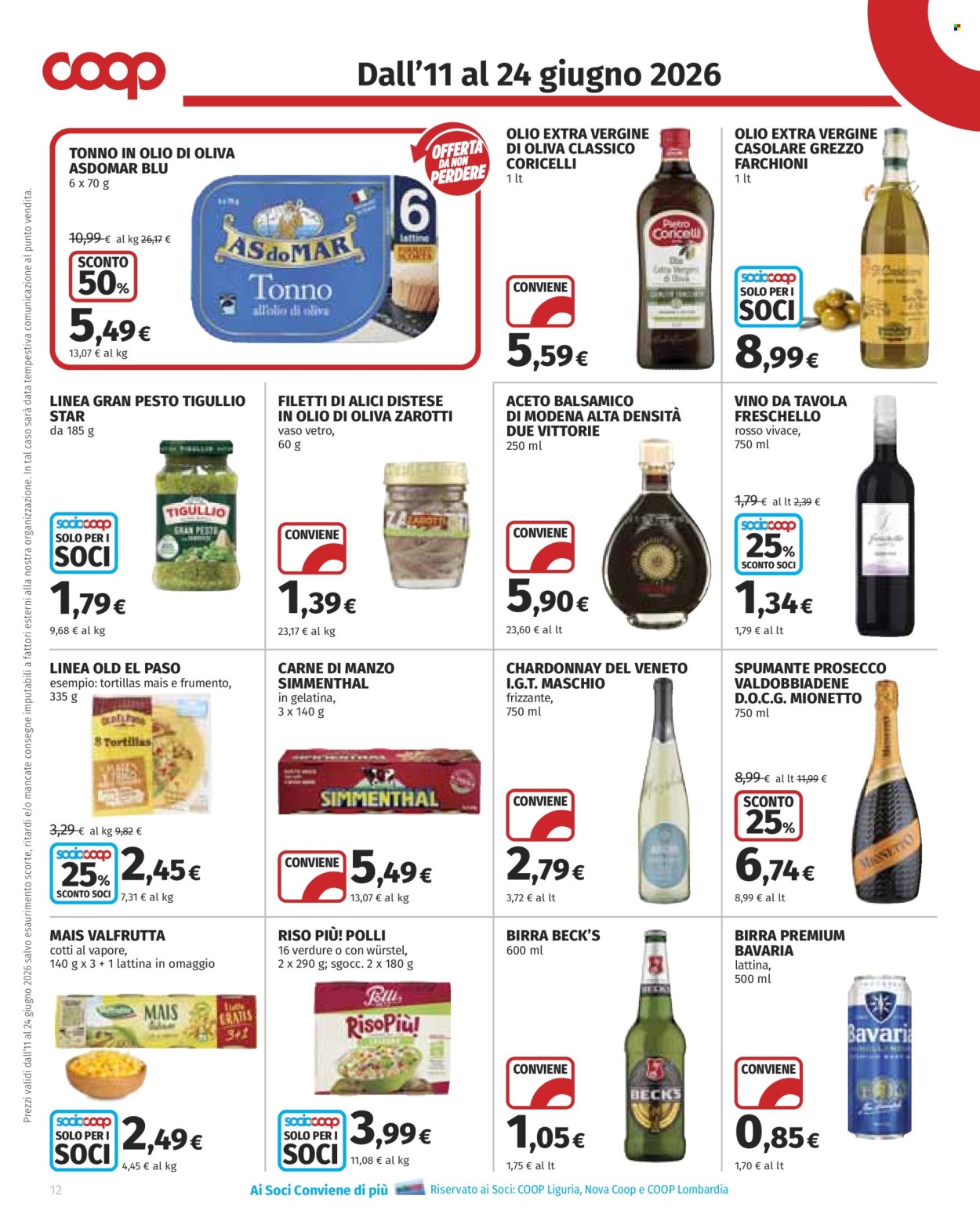Volantino Coop - 11/6/2026 - 24/6/2026. Pagina 12