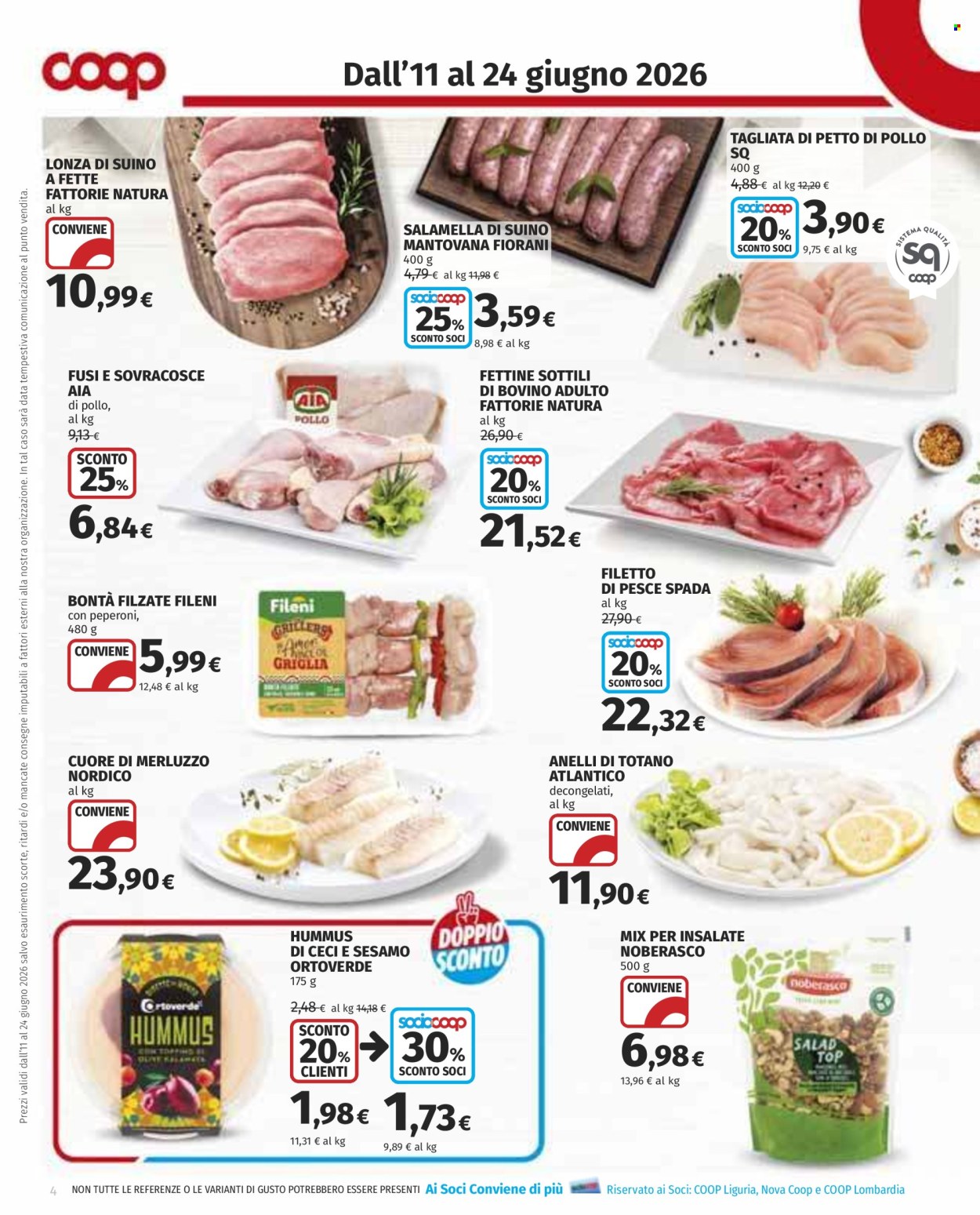 Volantino Coop - 11/6/2026 - 24/6/2026. Pagina 4