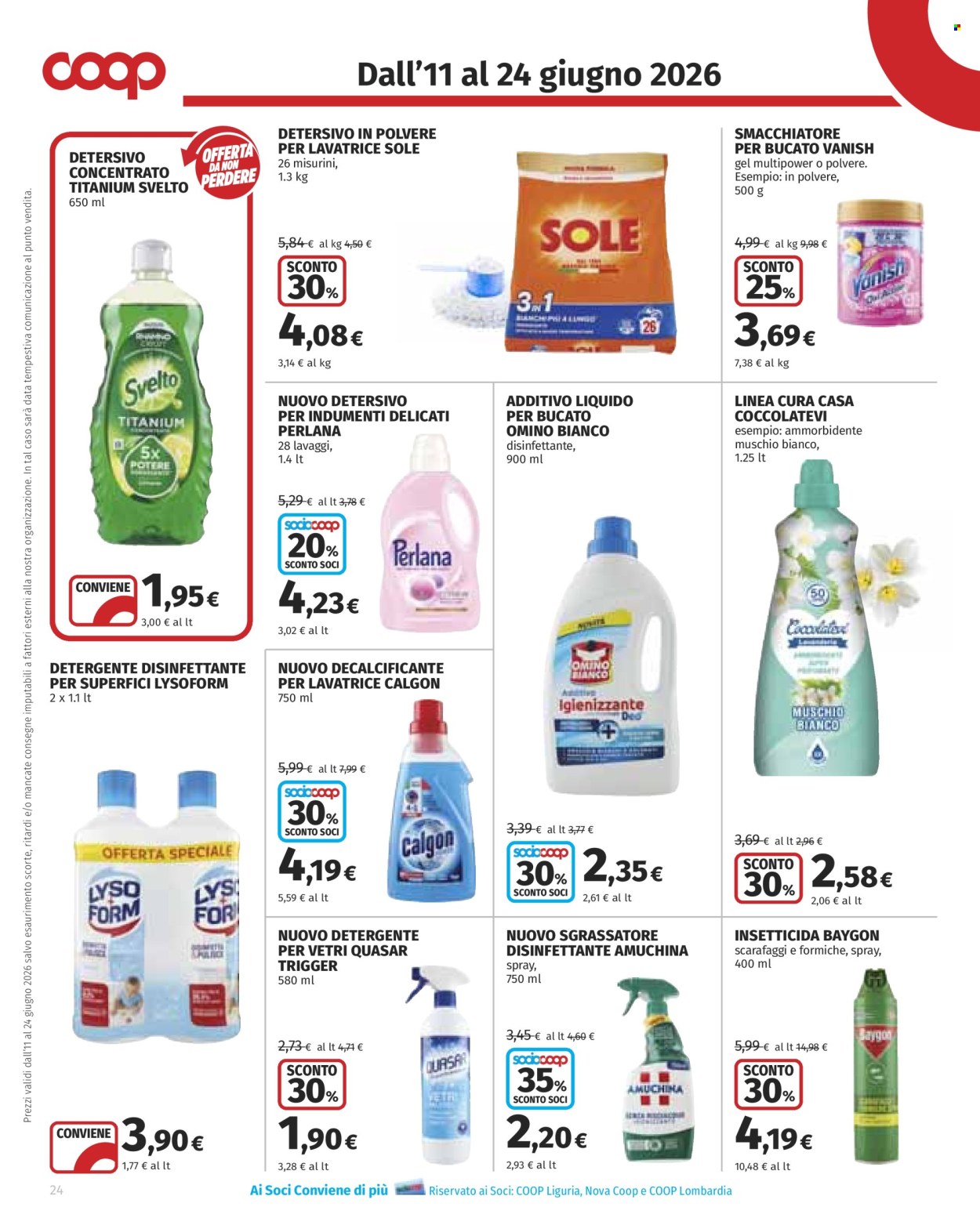 Volantino Coop - 11/6/2026 - 24/6/2026. Pagina 24