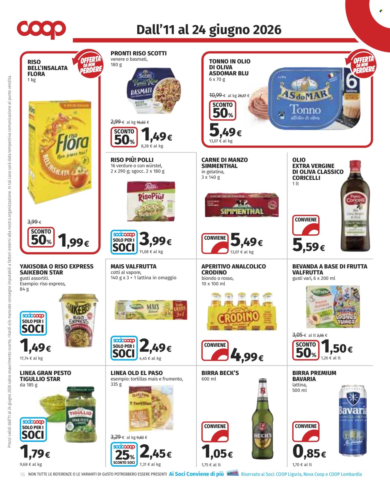Volantino Coop - 11/6/2026 - 24/6/2026. Pagina 16