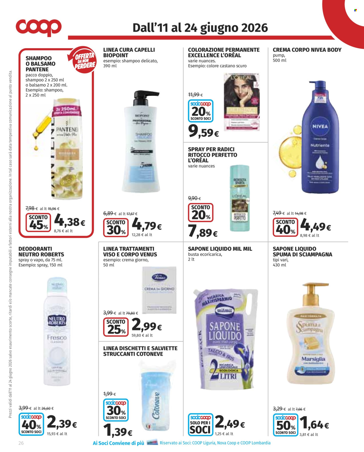 Volantino Coop - 11/6/2026 - 24/6/2026. Pagina 26