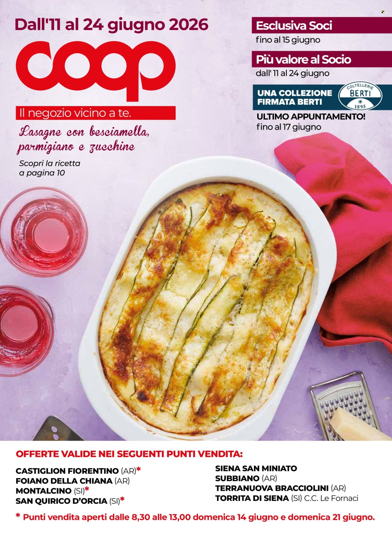 Volantino Coop - 11/6/2026 - 24/6/2026. Pagina 1