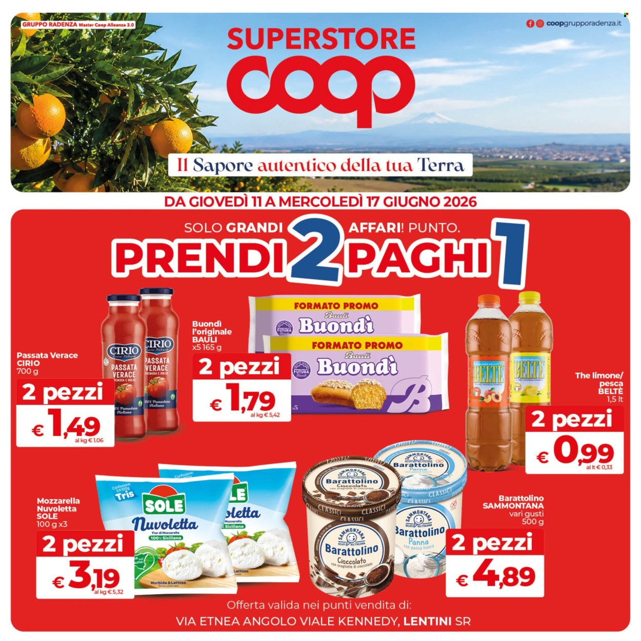 Volantino Coop - 11/6/2026 - 17/6/2026. Pagina 1