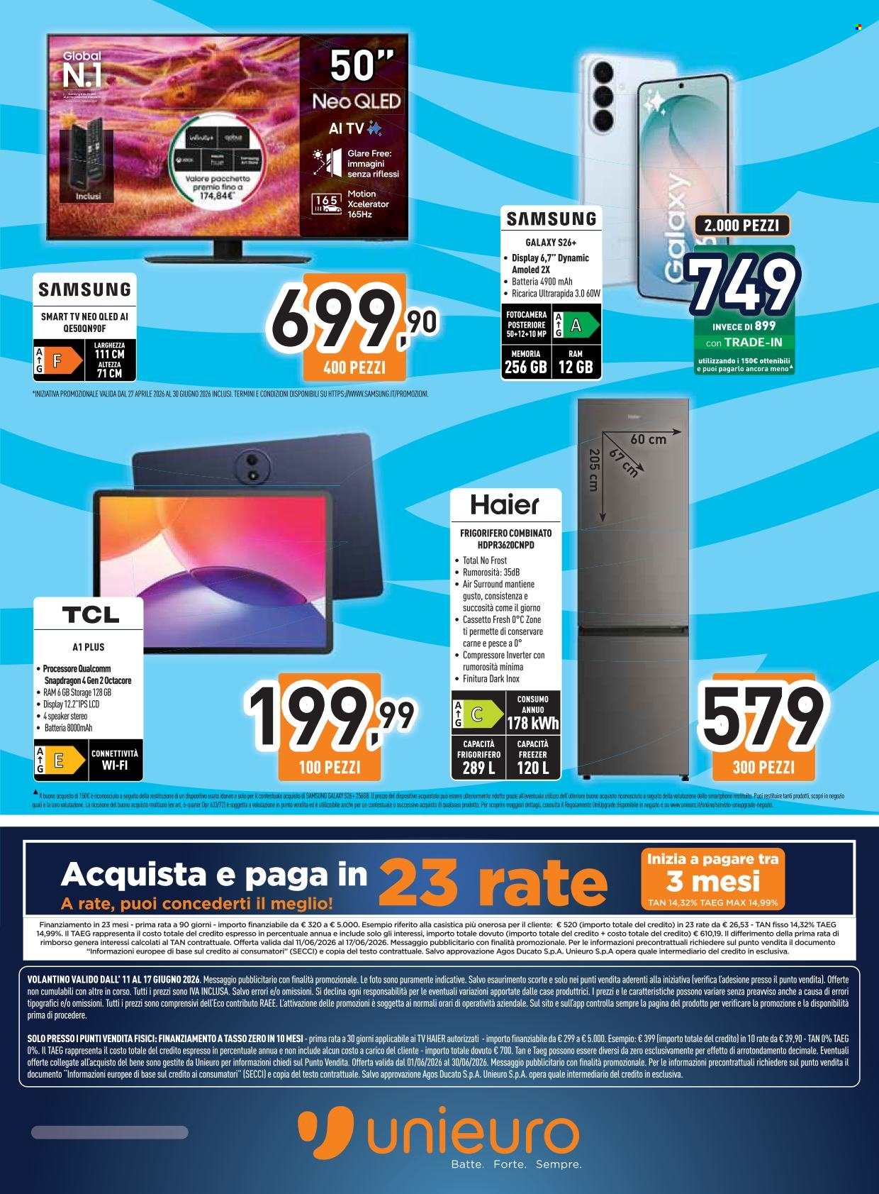 Volantino Unieuro - 11/6/2026 - 17/6/2026. Pagina 27