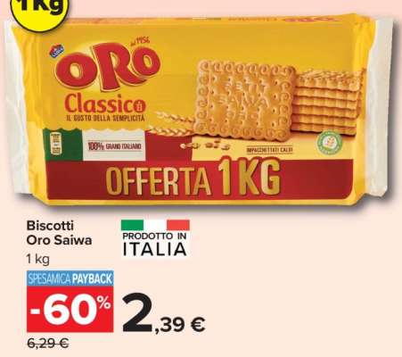 BISCOTTI ORO SAIWA
