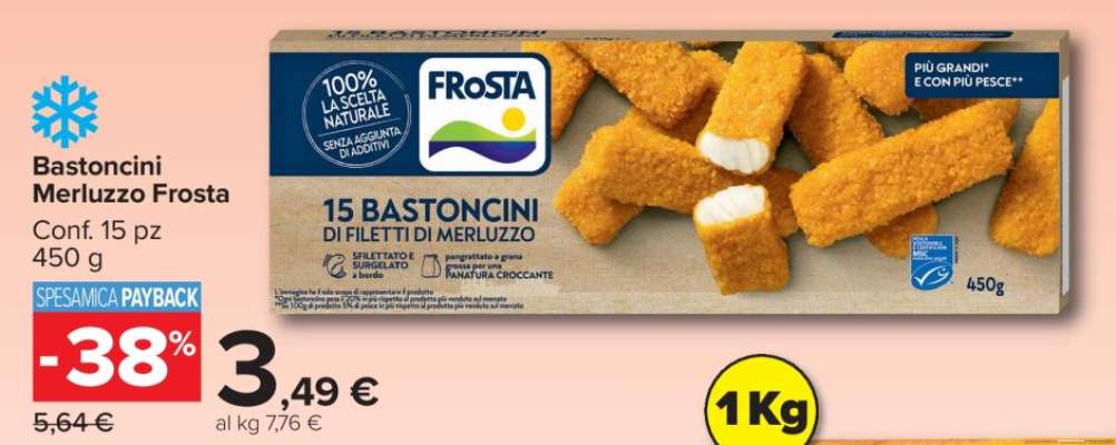 Bastoncini Merluzzo Frosta