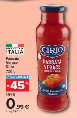 Passata Verace Cirio