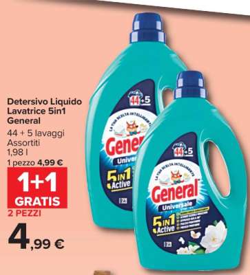 Detersivo Liquido Lavatrice 5in1 General