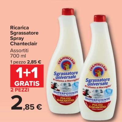 Ricarica Sgrassatore Spray Chanteclair
