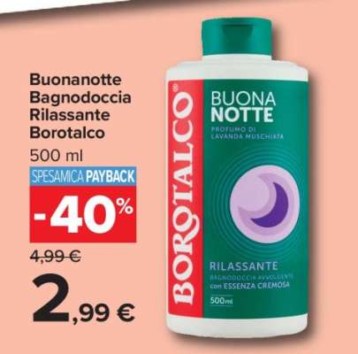Buonanotte Bagnodoccia Rilassante Borotalco