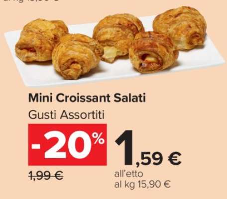 Mini Croissant Salati