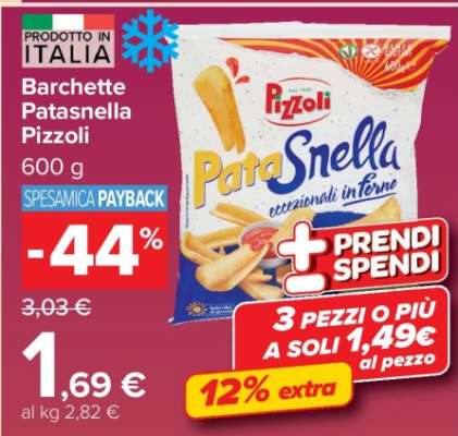 Barchette Patasnella Pizzoli