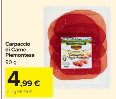 Carpaccio di Carne Piemontese