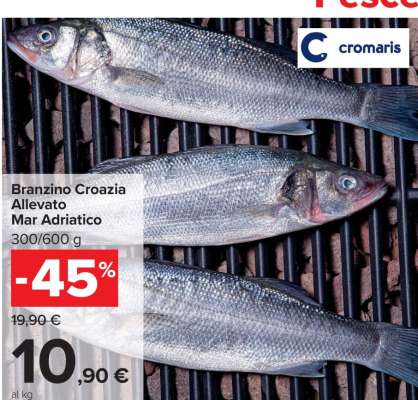 Branzino Croazia Allevato Mar Adriatico