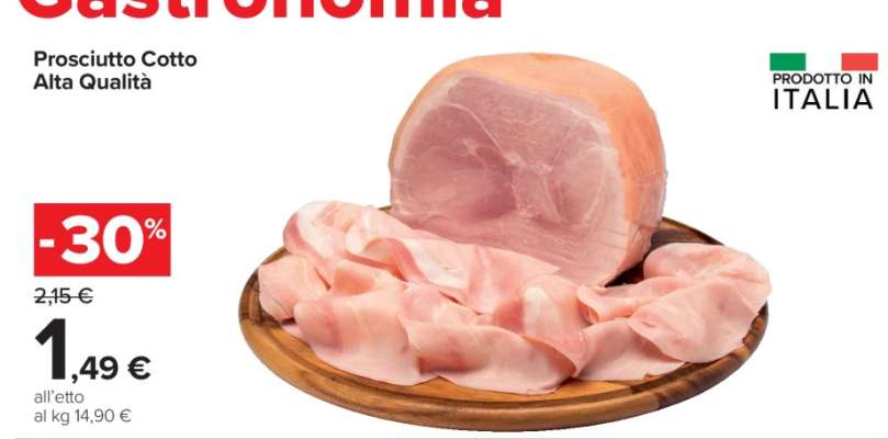 Prosciutto Cotto Alta Qualità