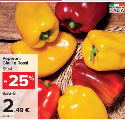 Peperoni Gialli e Rossi