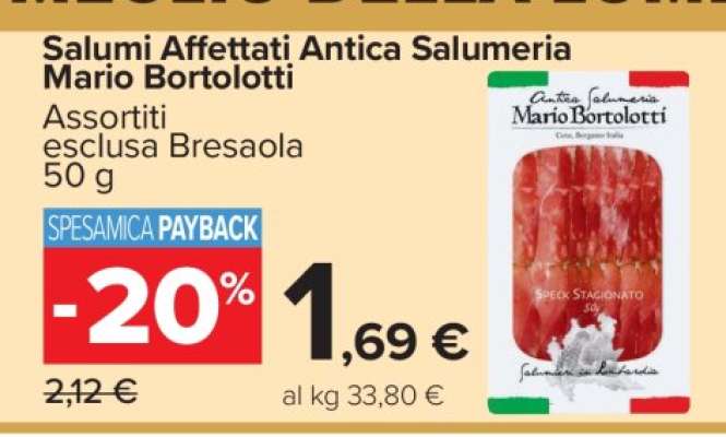 Salumi Affettati Antica Salumeria Mario Bortolotti