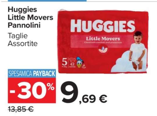 Huggies Little Movers Pannolini