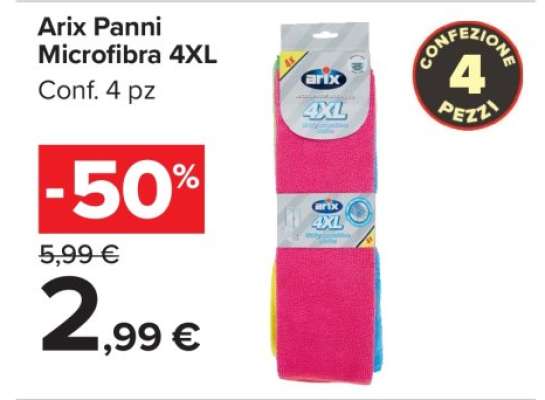 Arix Panni Microfibra 4XL