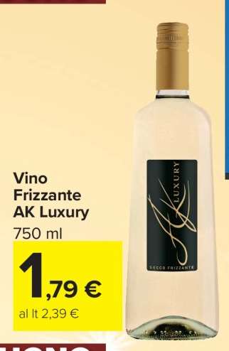 Vino Frizzante AK Luxury