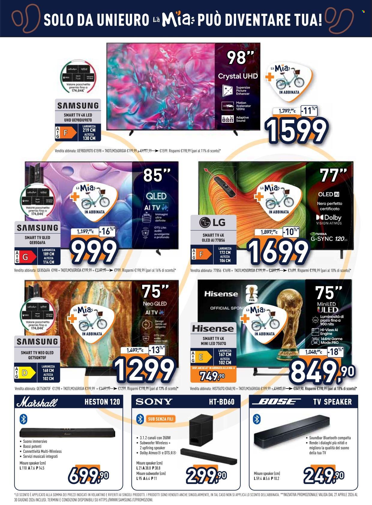 Volantino Unieuro - 29/5/2026 - 14/6/2026. Pagina 2