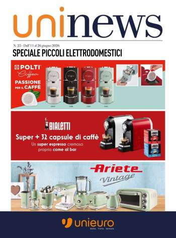 Volantino Unieuro - 11/6/2026 - 26/6/2026.