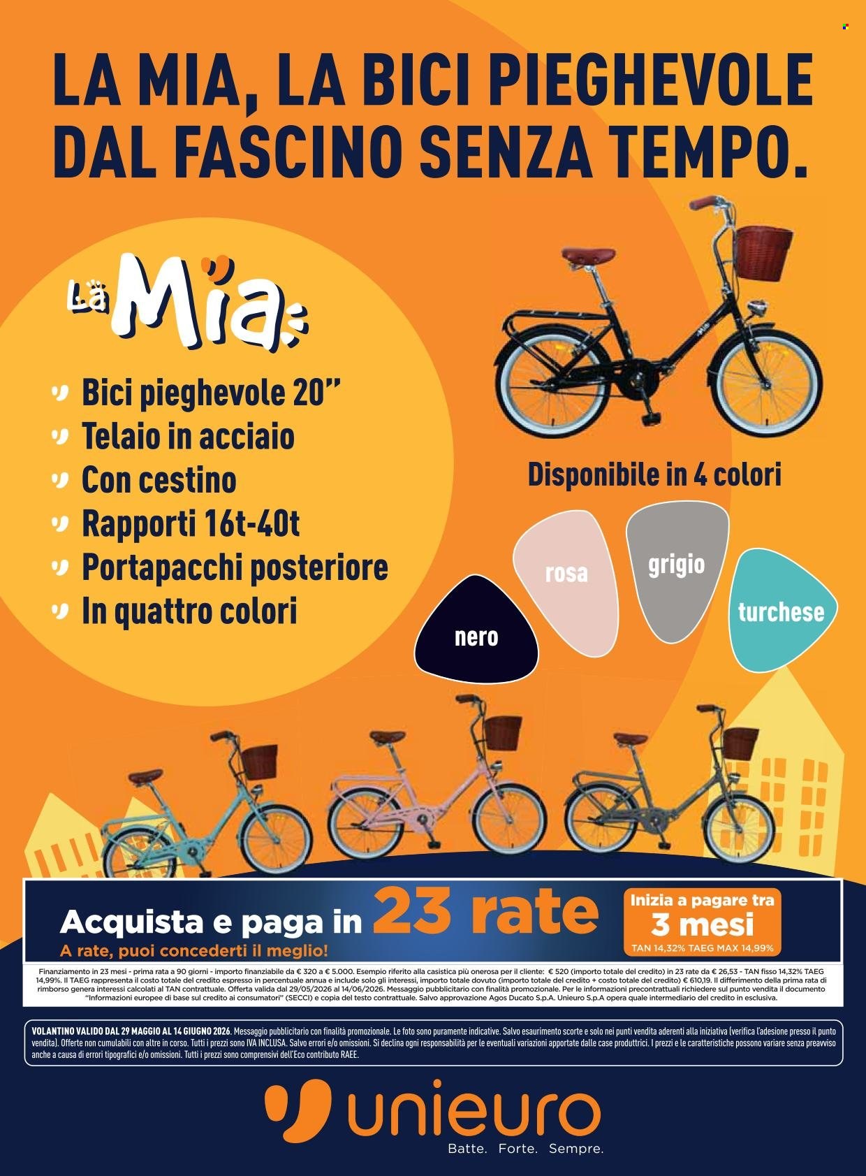 Volantino Unieuro - 29/5/2026 - 14/6/2026. Pagina 30