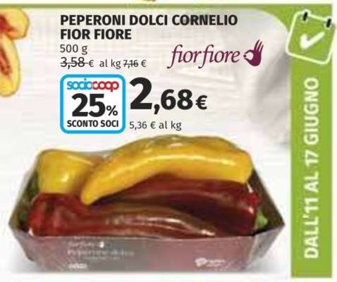 PEPERONI DOLCI CORNELIO FIOR FIORE