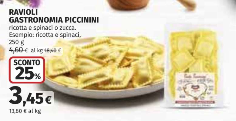 RAVIOLI GASTRONOMIA PICCININI