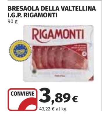 Bresaola della Valtellina I.G.P. Rigamonti