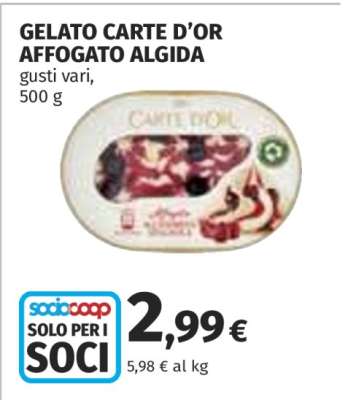 GELATO CARTE D’OR AFFOGATO ALGIDA