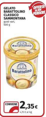 Gelato Barattolino Classico Sammontana