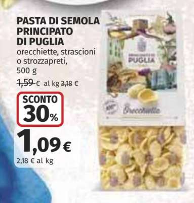 PASTA DI SEMOLA PRINCIPATO DI PUGLIA