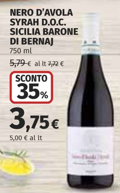 Nero d'Avola Syrah D.O.C. Sicilia Barone di Bernaj