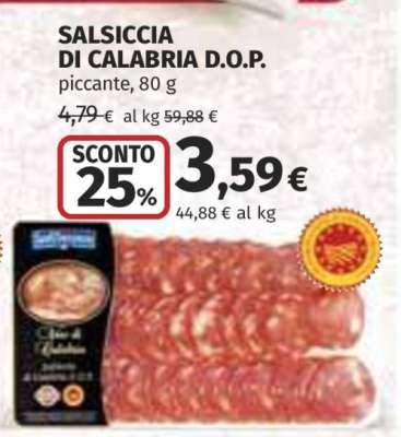 SALSICCIA DI CALABRIA D.O.P.