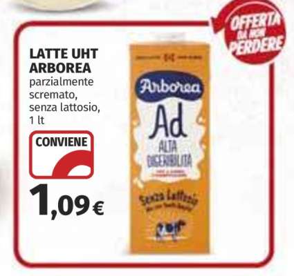 LATTE UHT ARBOREA